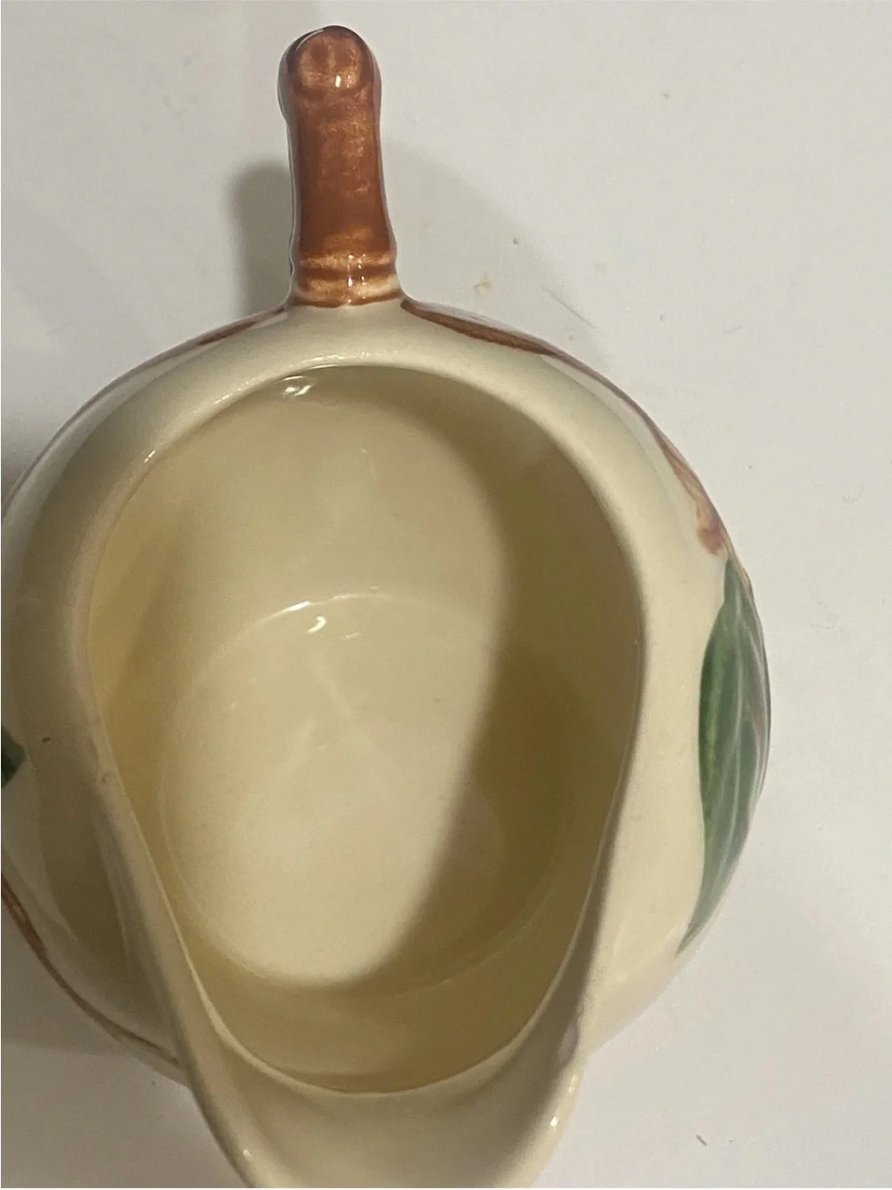 Early Franciscan Ware Apple Creamer Pitcher Made In California Backstamp USA